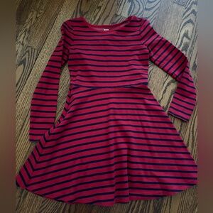 GAP Red and Navy Striped Kids Dress